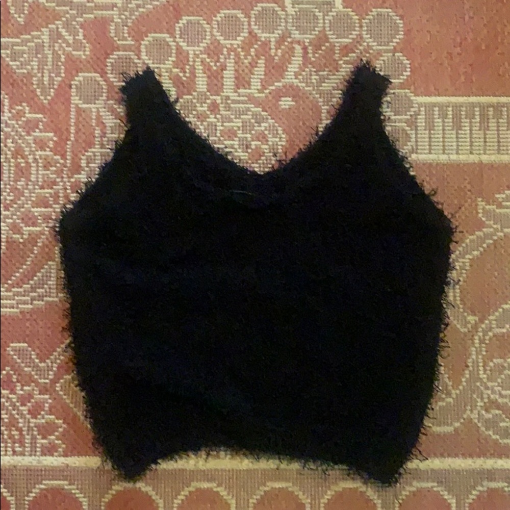Fuzzy Crop Top